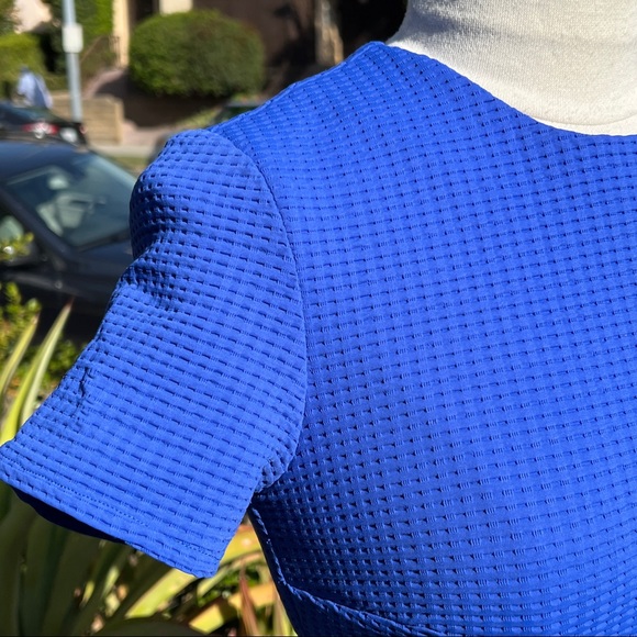 OPENING CEREMONY Waffle Weave Skater Dress Red Women’s Size Medium - Picture 2 of 7